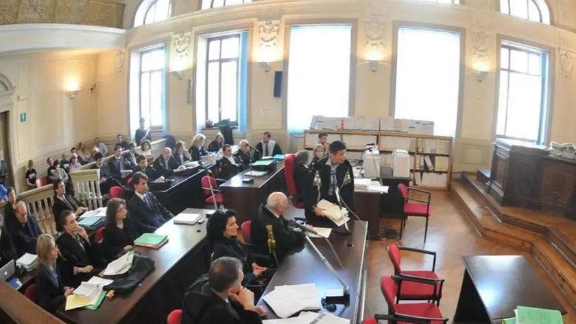 L'interno del Tribunale di Gorizia