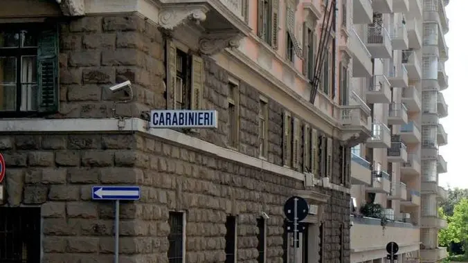 La sede dei carabinieri in via Hermet