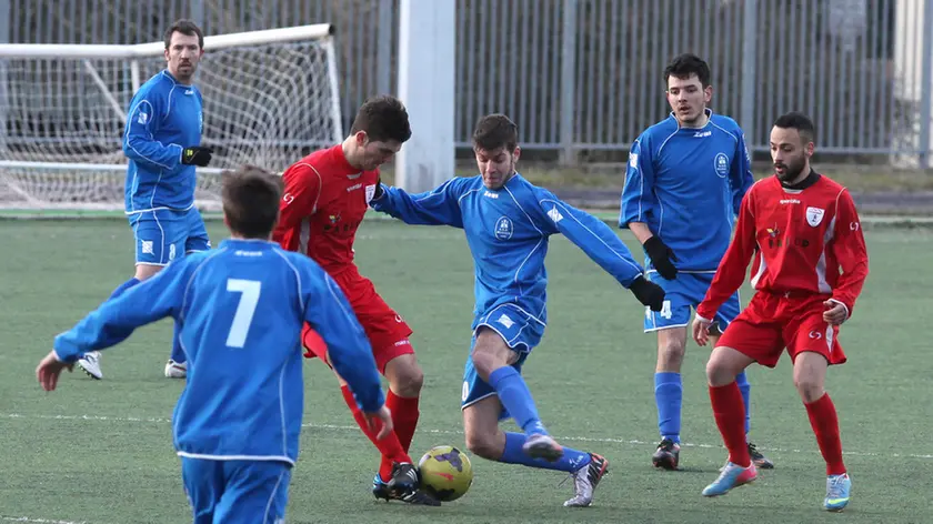 Lasorte Trieste 08/02/15 - Calcio Dilettanti, Muggia - Cormonese