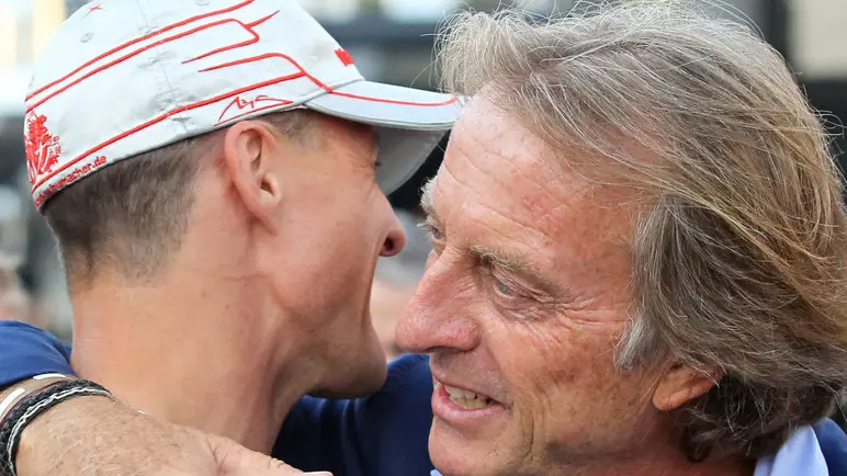 can - Luca Cordero di Montezemolo e Michael Schumacher