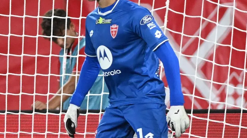 Il portiere del Monza Semuel Pizzignacco