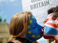 Un'immagine simbolo del legame tra Gran Bretagna e Unione Europea