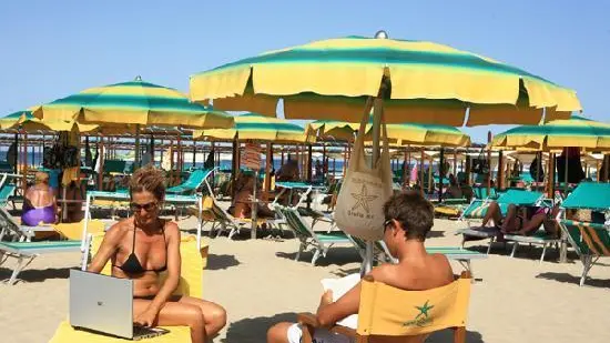 Un'immagine della spiagga di Grado