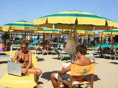 Un'immagine della spiagga di Grado