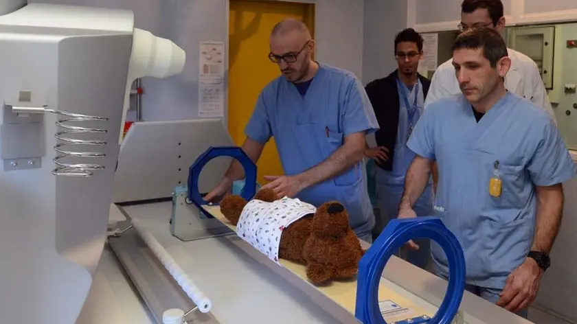 Foto Bruni Trieste 15.02.2017 Ospedale Burlo-la nuona macchina per ecografia/risonanza