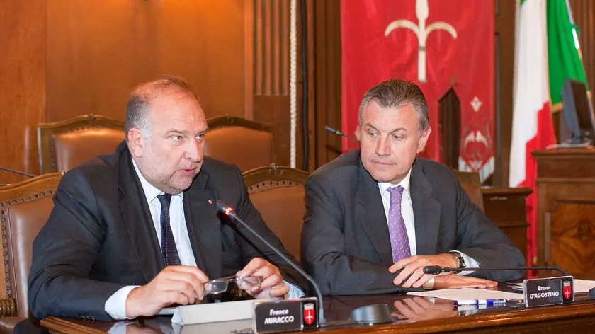 Il sindaco Cosolini e l'assessore Edi Kraus
