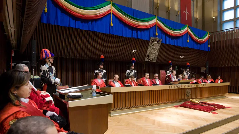 L'inaugurazione dell'anno giudiziario (Foto Silvano)