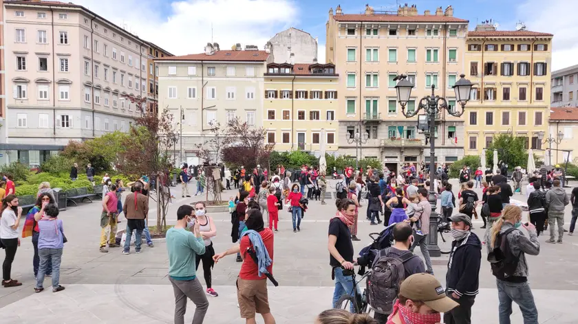 Lasorte Trieste 01/05/20 - Campo S.Giacomo, Manifestazione 1 Maggio, Emergenza Coronavirus