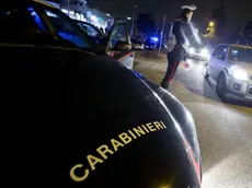 Un posto di controllo dei carabinieri in una foto di archivio