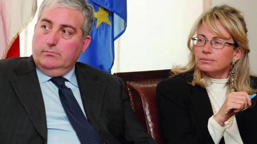Lasorte Trieste 26 04 05 - Autorità Portuale - Marina Monassi e Antonio Gurrieri