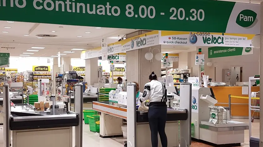 Il supermercato Pam del Giulia in una foto d'archivio
