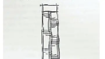 Torre di Medea, lo schizzo del progetto