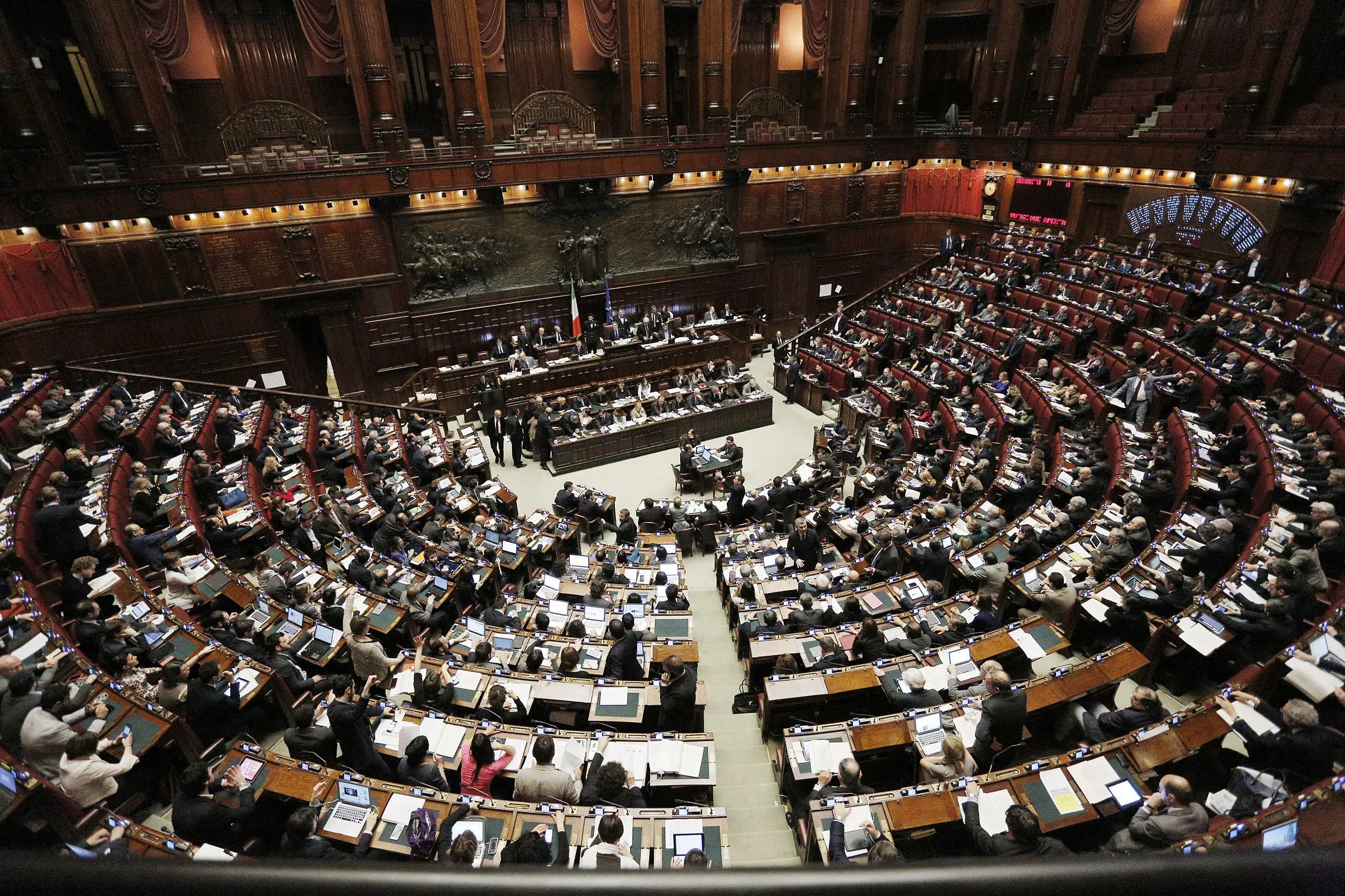 L'aula di Montecitorio