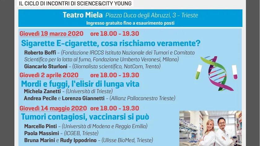 Il programma di Science&The City Young