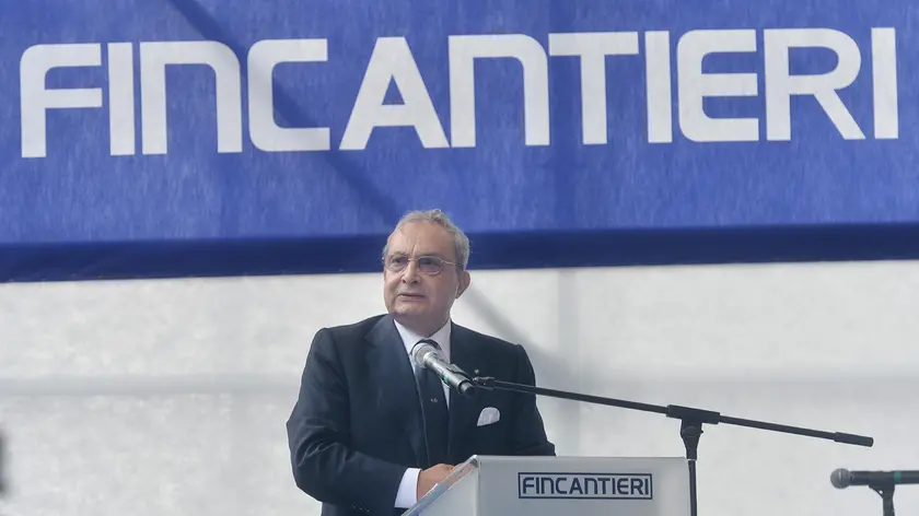 L'amministratore delegato di Fincantieri Giuseppe Bono