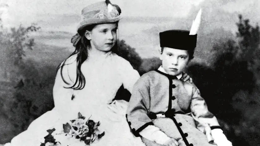 Gisella e Rodolfo bambini