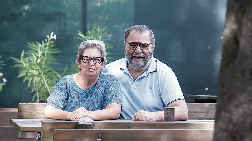 Laura Bevilacqua e il marito Salvatore Pilato. Foto di Andrea Lasorte