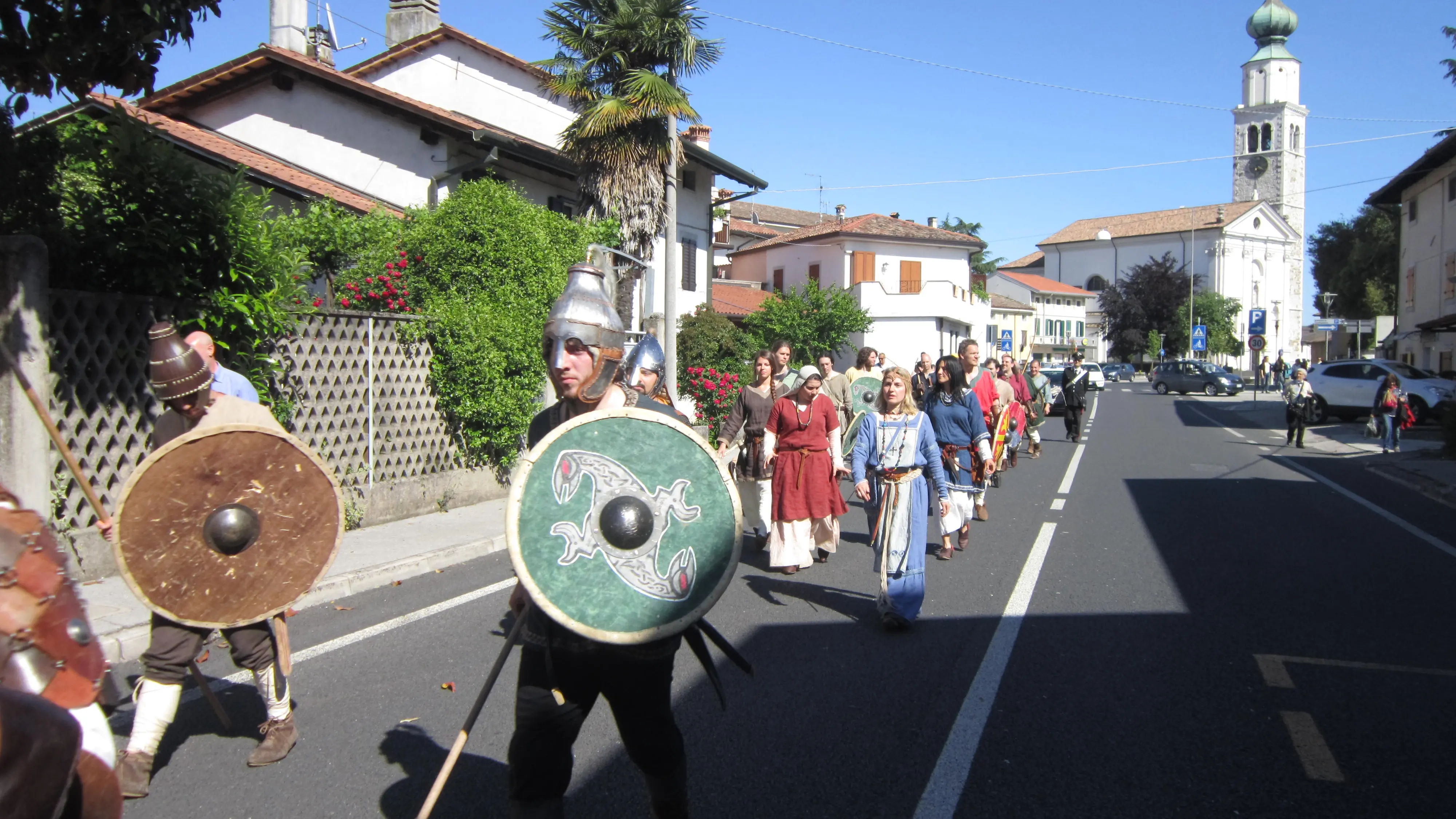 Un'altra immagine di una rievocazione degli anni passati a Romans