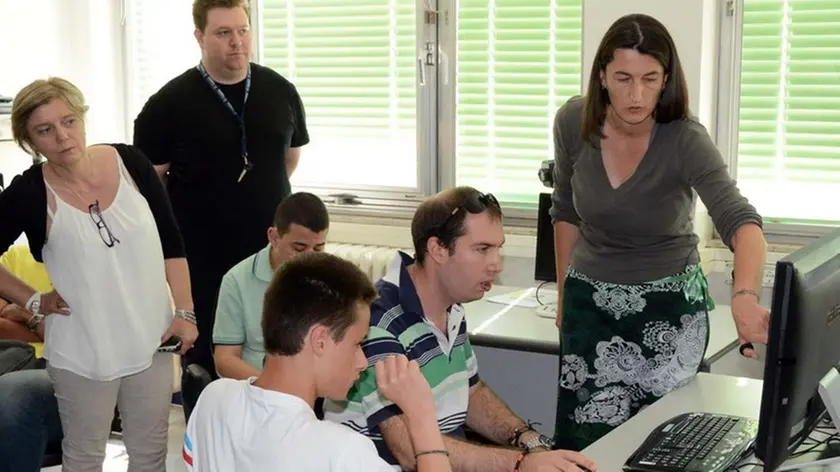 Foto Bruni 03.07.15 istituto Ritmayer:le nuove attrezzature informatiche