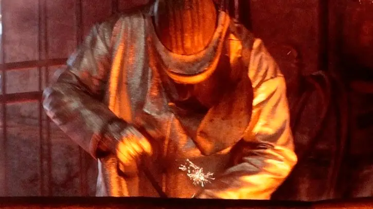 Silvano Trieste 14/04/2016 Visita alla Ferriera di Servola, Arvedi