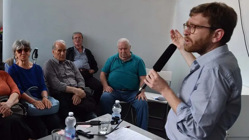 Foto BRUNI 08.06.2018 Giuseppe Provenzano alla Stazione Rogers