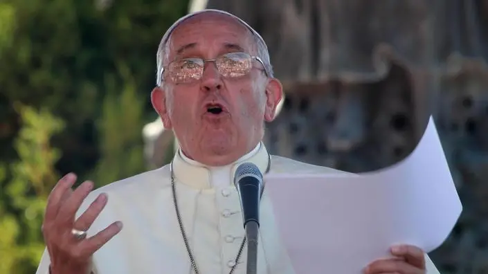 Pope Francis during his visit in Isernia, Molise, 5 July 2014. ANSA/NICOLA LANESE