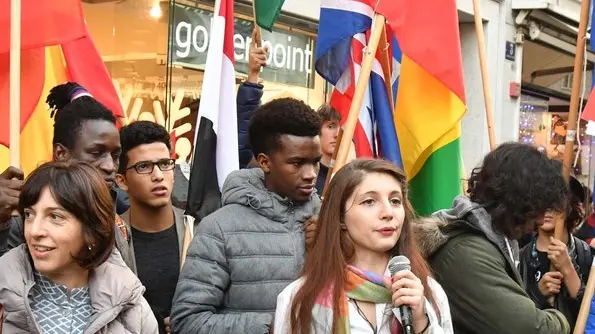 Foto Bruni Trieste 06.12.2018 La marcia del Collegio del Mondo Unito