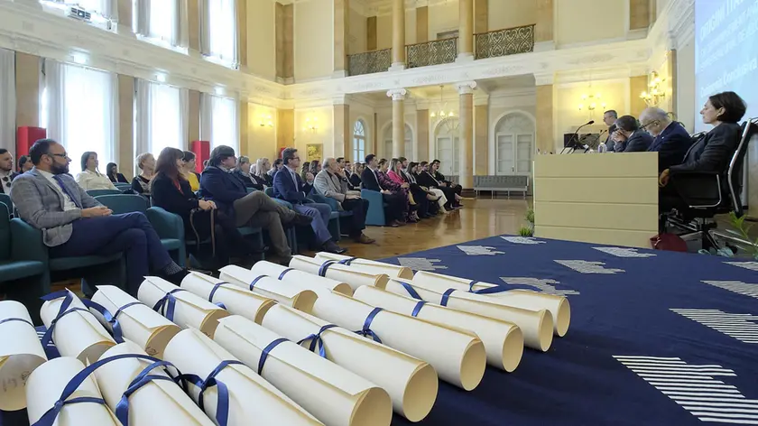 EVENTO CONCLUSIVO. LA CERIMONIA TENUTA AL MIB DI TRIESTE (FOTOSERVIZIO MASSIMO SILVANO)