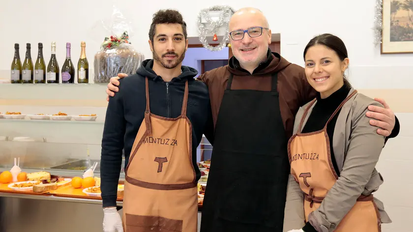 Silvano Trieste 2019-12-25 Il pranzo dai Frati di Montuzza
