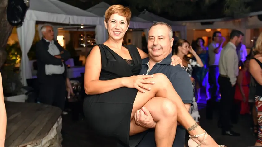 Foto Bruni Trieste 27.06.2018 Sistiana mare: Cantera club-serata milonga: Maria Fernanda e paolo Castellone