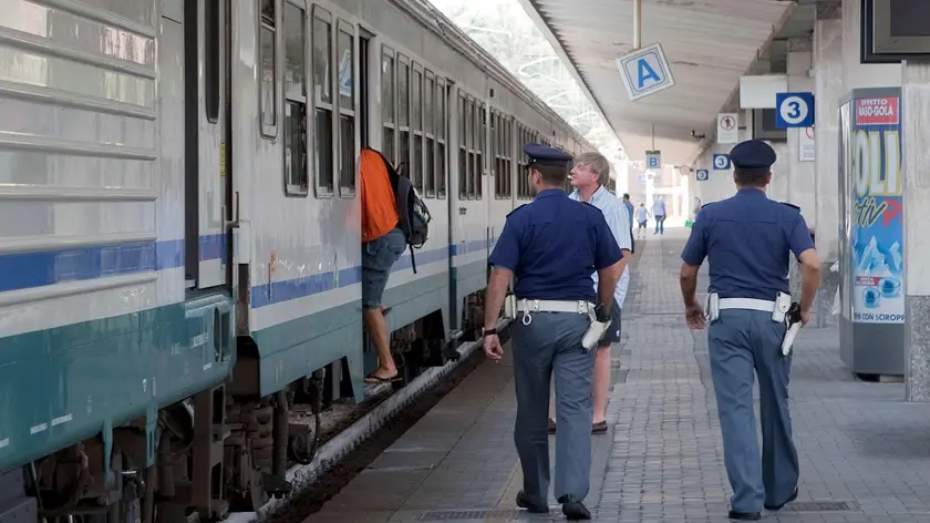 Silvano Trieste 29/08/2009 Controlli in Stazione da parte della Polfer