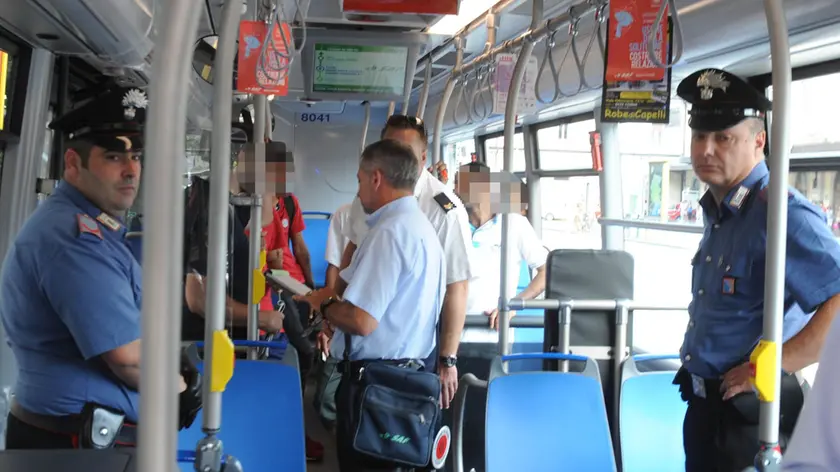 Udine 6 agosto 2019 profughi senza biglietto Agenzia Petrussi foto Turco Massimo