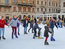 Ragazzi e bambini sulla pista in Ponterosso